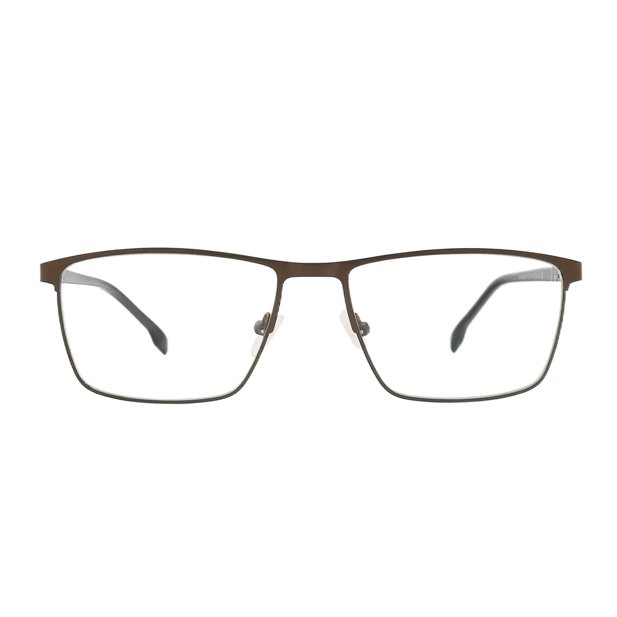 Rectangle Brown Eyeglasses