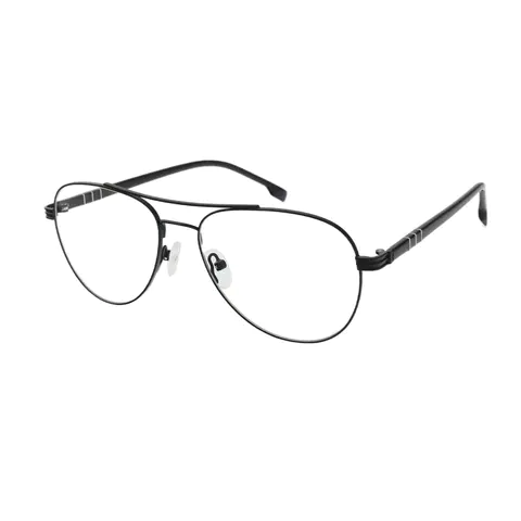 Aviator Matte Black Eyeglasses