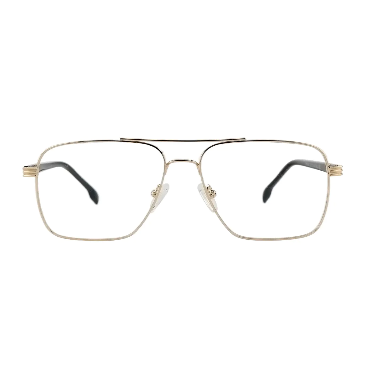 Rectangle Gold Eyeglasses