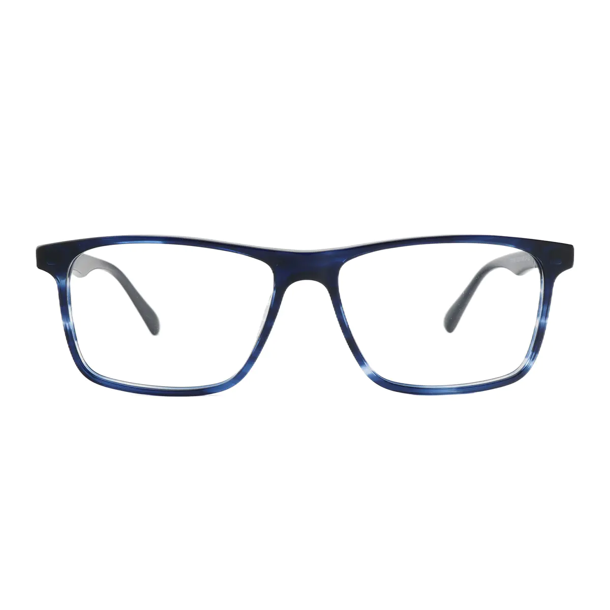 Rectangle Blue Eyeglasses