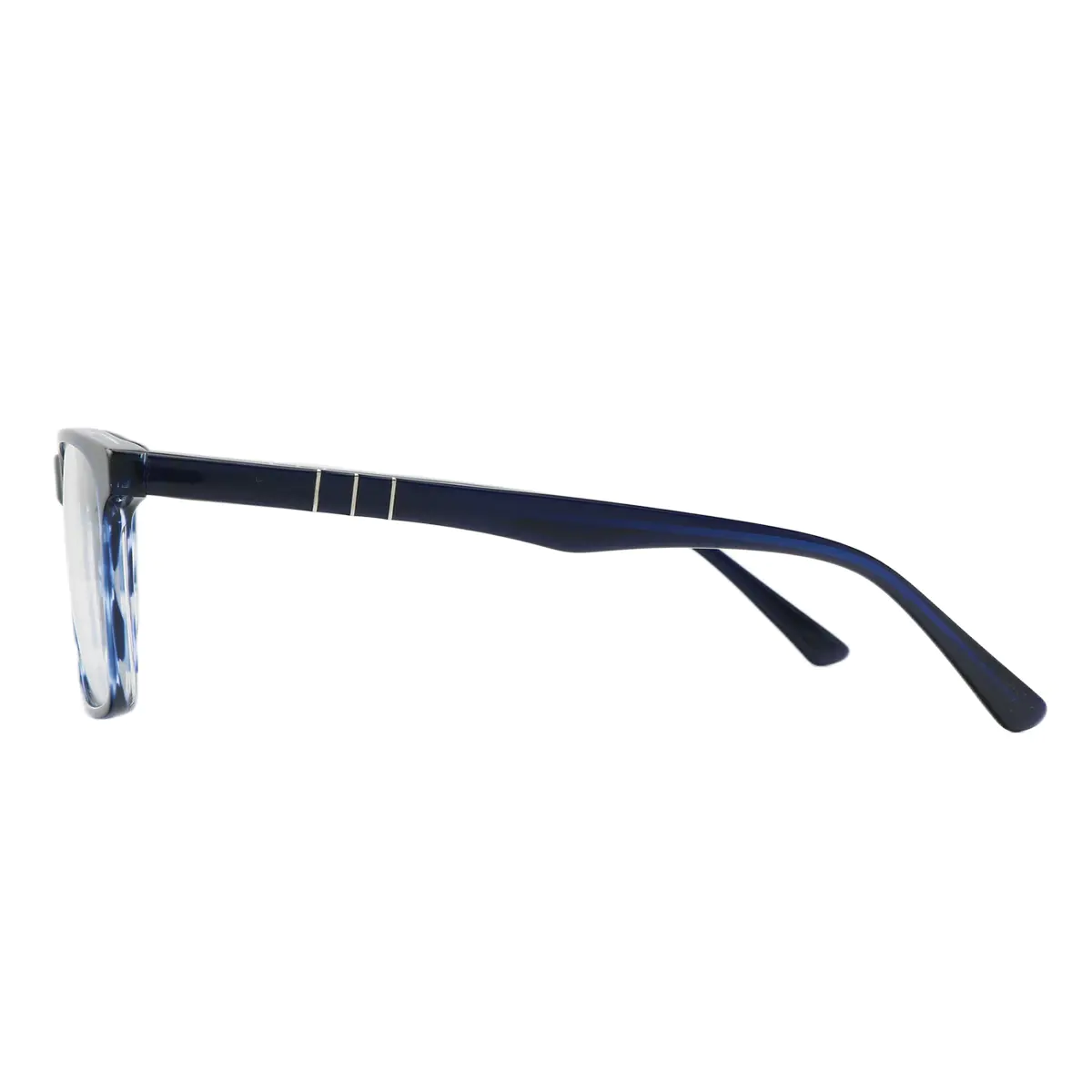 Rectangle Blue Eyeglasses
