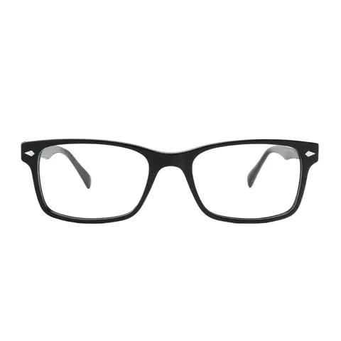 Rectangle Black Eyeglasses