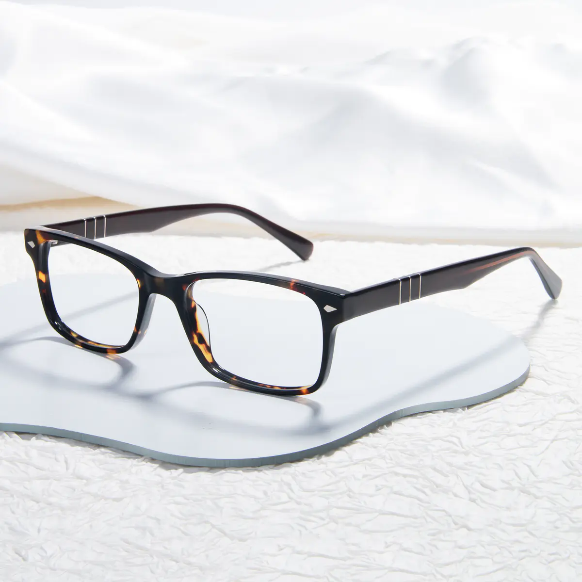 Rectangle Tortoiseshell Eyeglasses