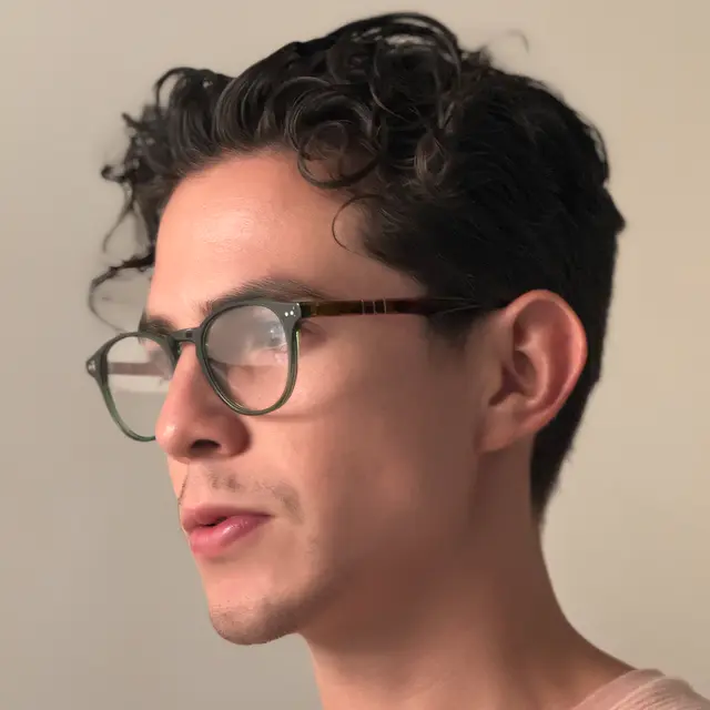 Oval Green Eyeglasses