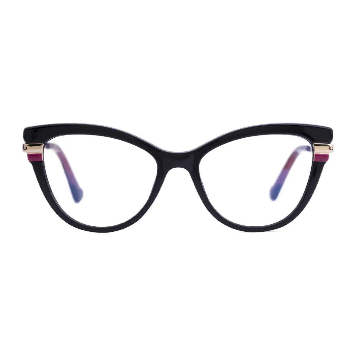 Oval Black Eyeglasses
