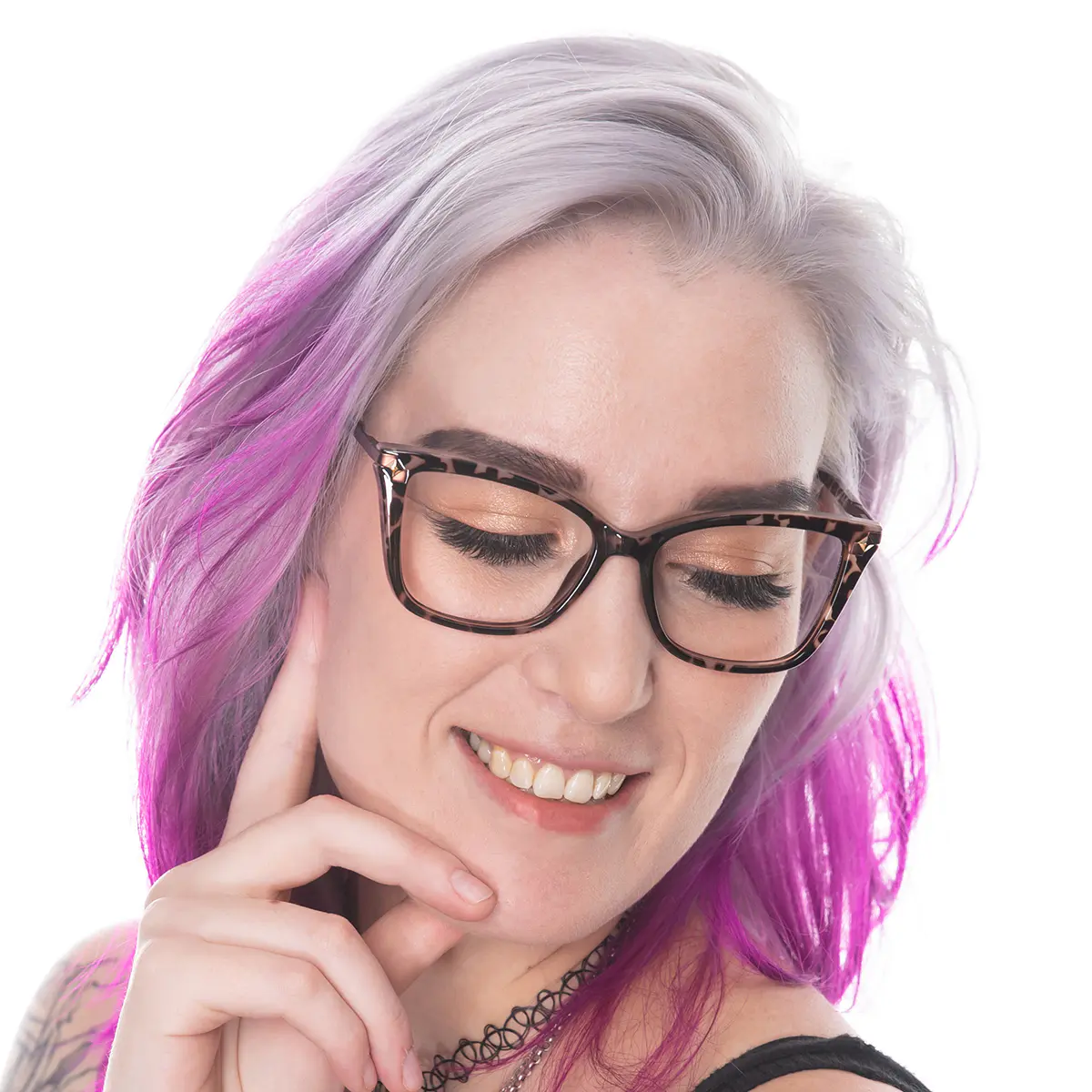 Rectangle Tortoiseshell Eyeglasses