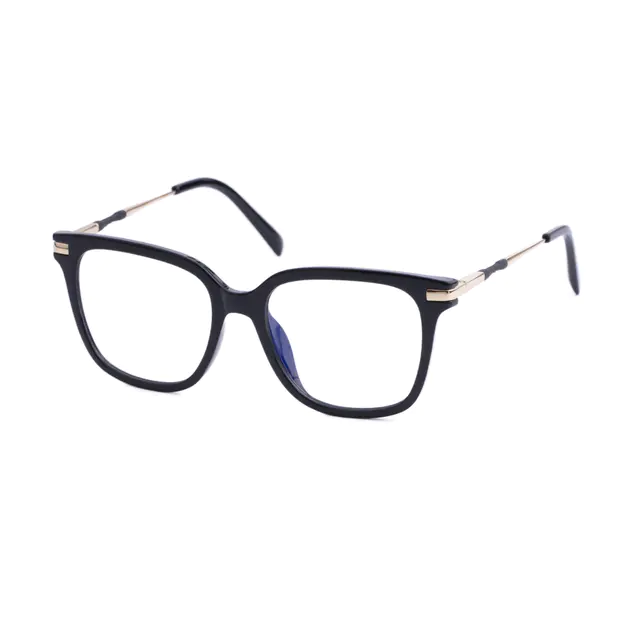 Square Black Eyeglasses