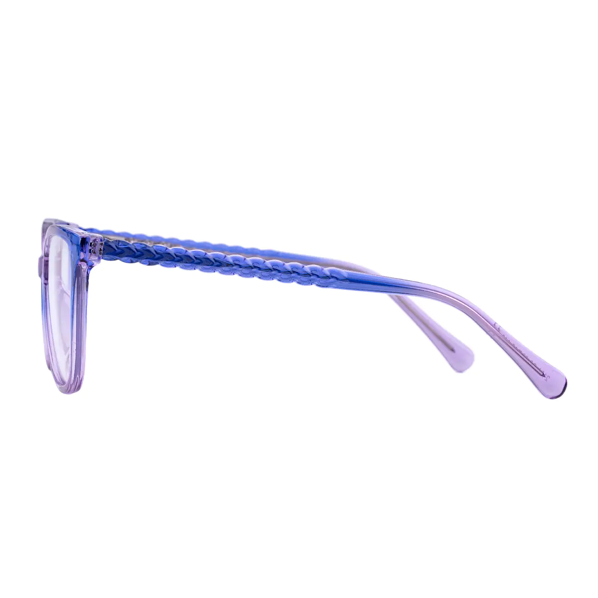 Square Purple Eyeglasses