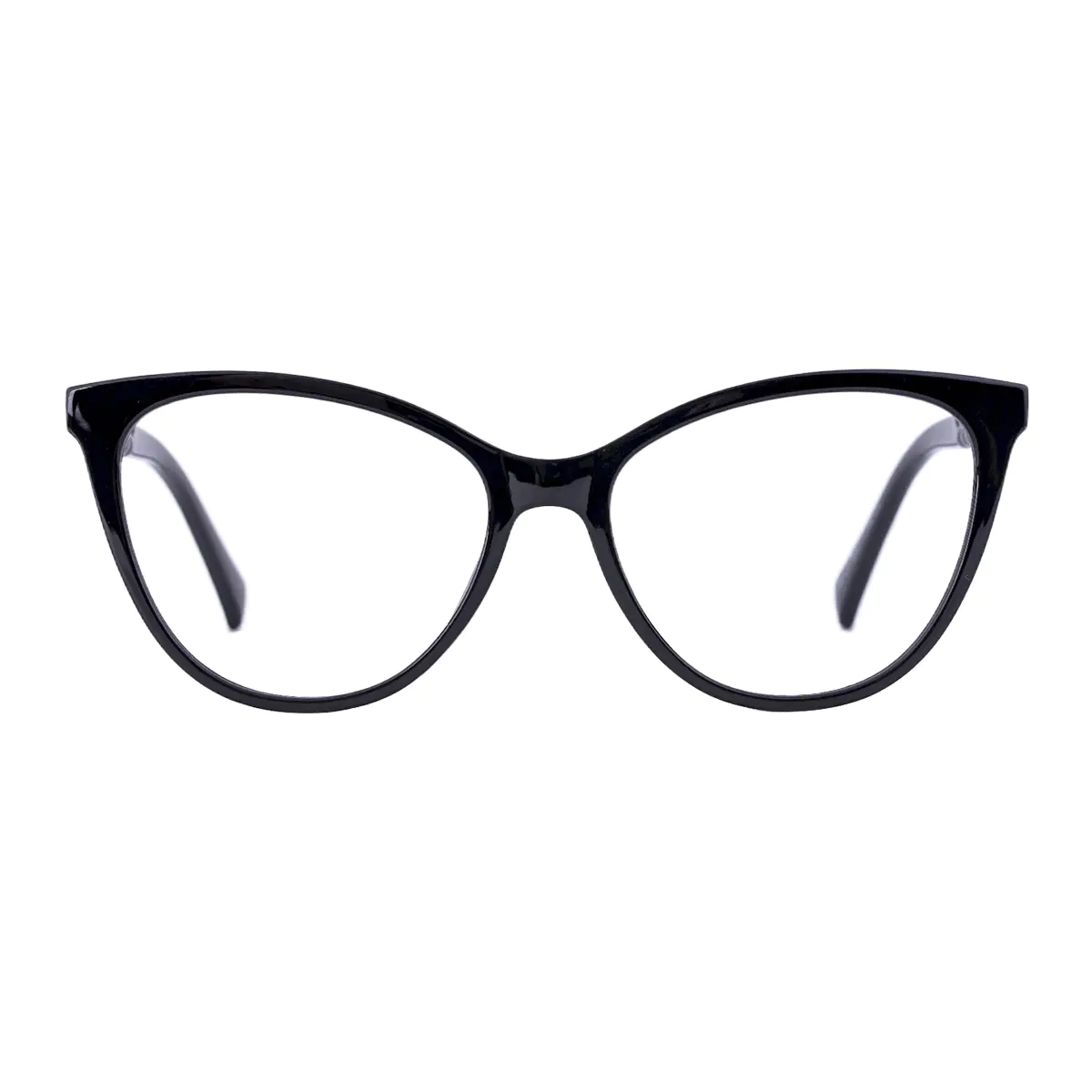 Oval Black Eyeglasses