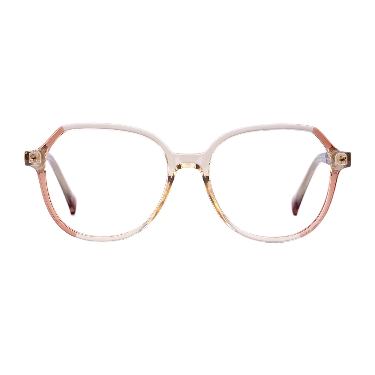 Geometric Cream Eyeglasses