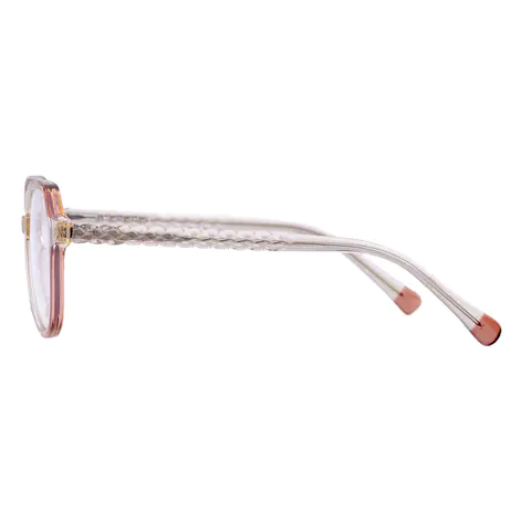 Geometric Cream Eyeglasses