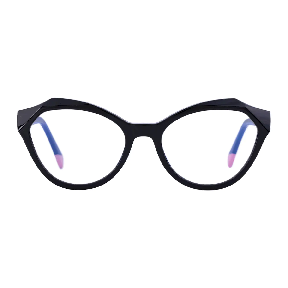 Geometric Black Eyeglasses