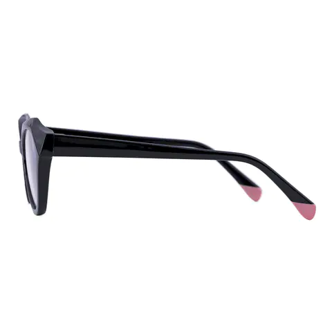 Geometric Black Eyeglasses