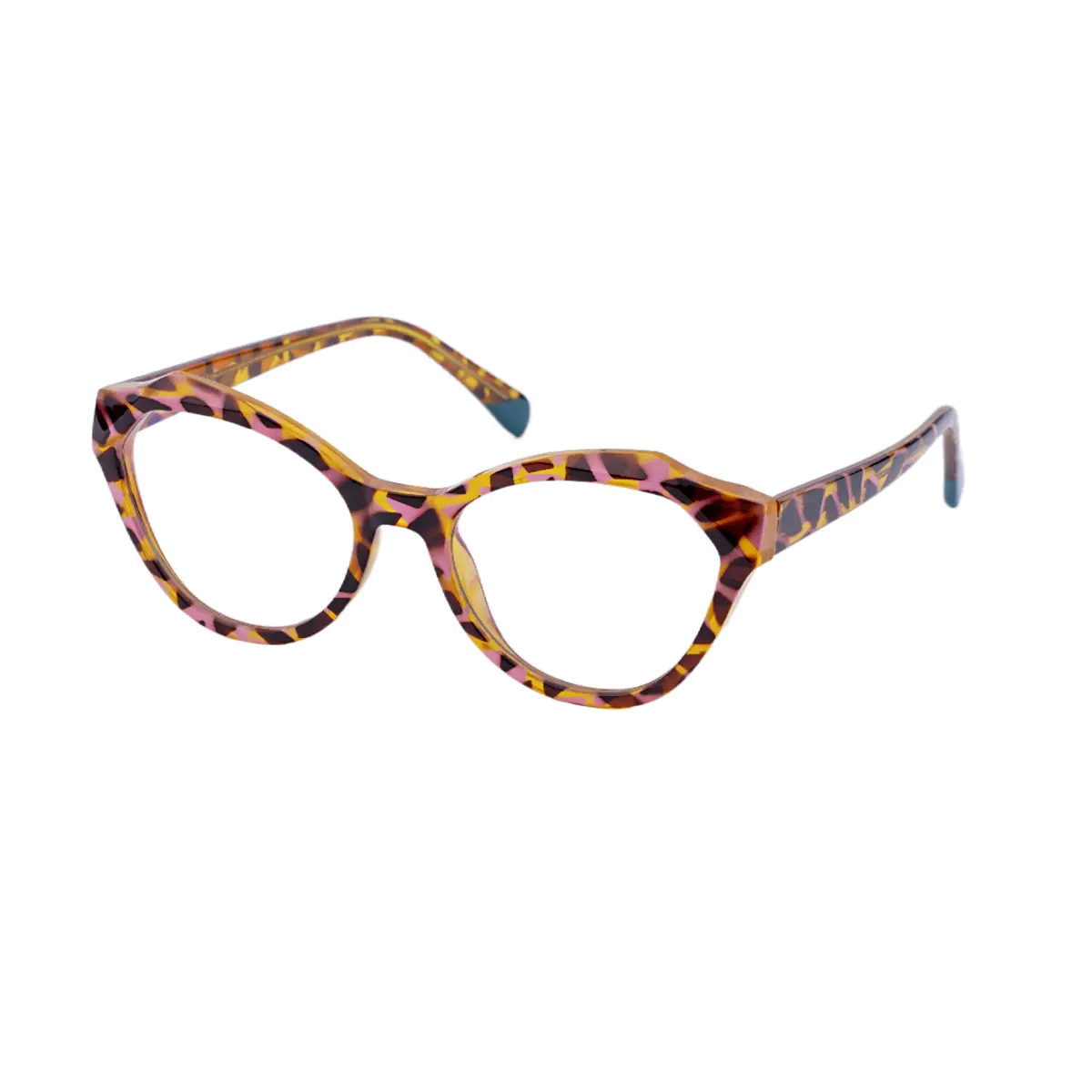 Geometric Tortoiseshell Eyeglasses