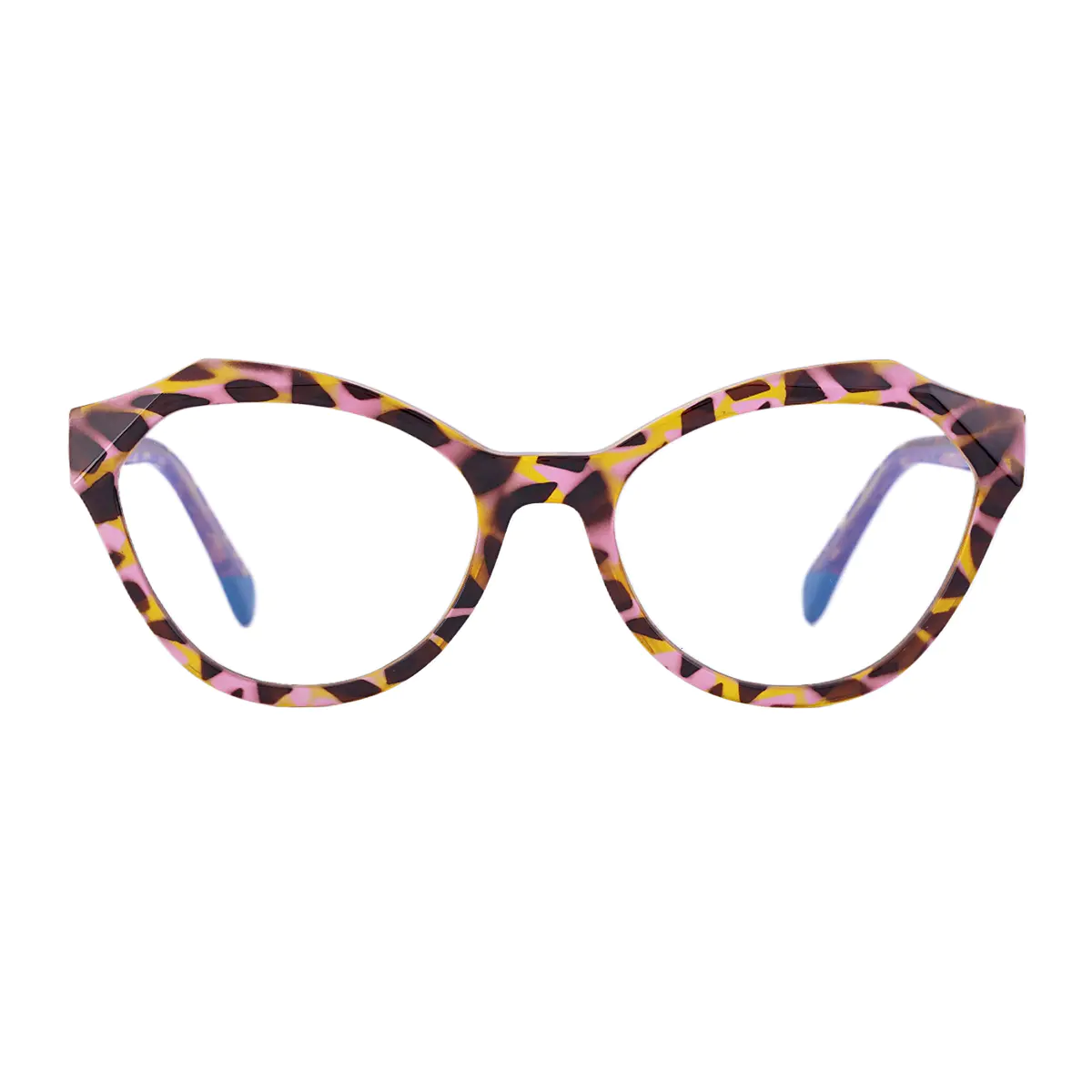 Geometric Tortoiseshell Eyeglasses