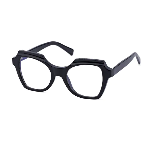 Square Black Eyeglasses