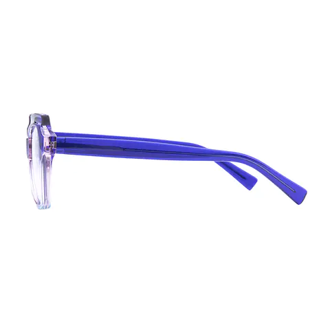 Square Gradient Purple Eyeglasses