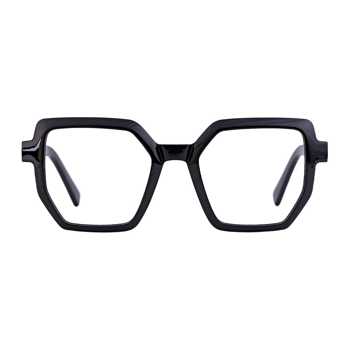 Geometric Black Eyeglasses