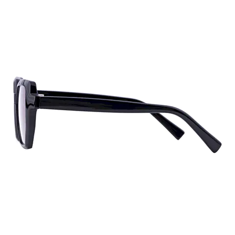 Geometric Black Eyeglasses