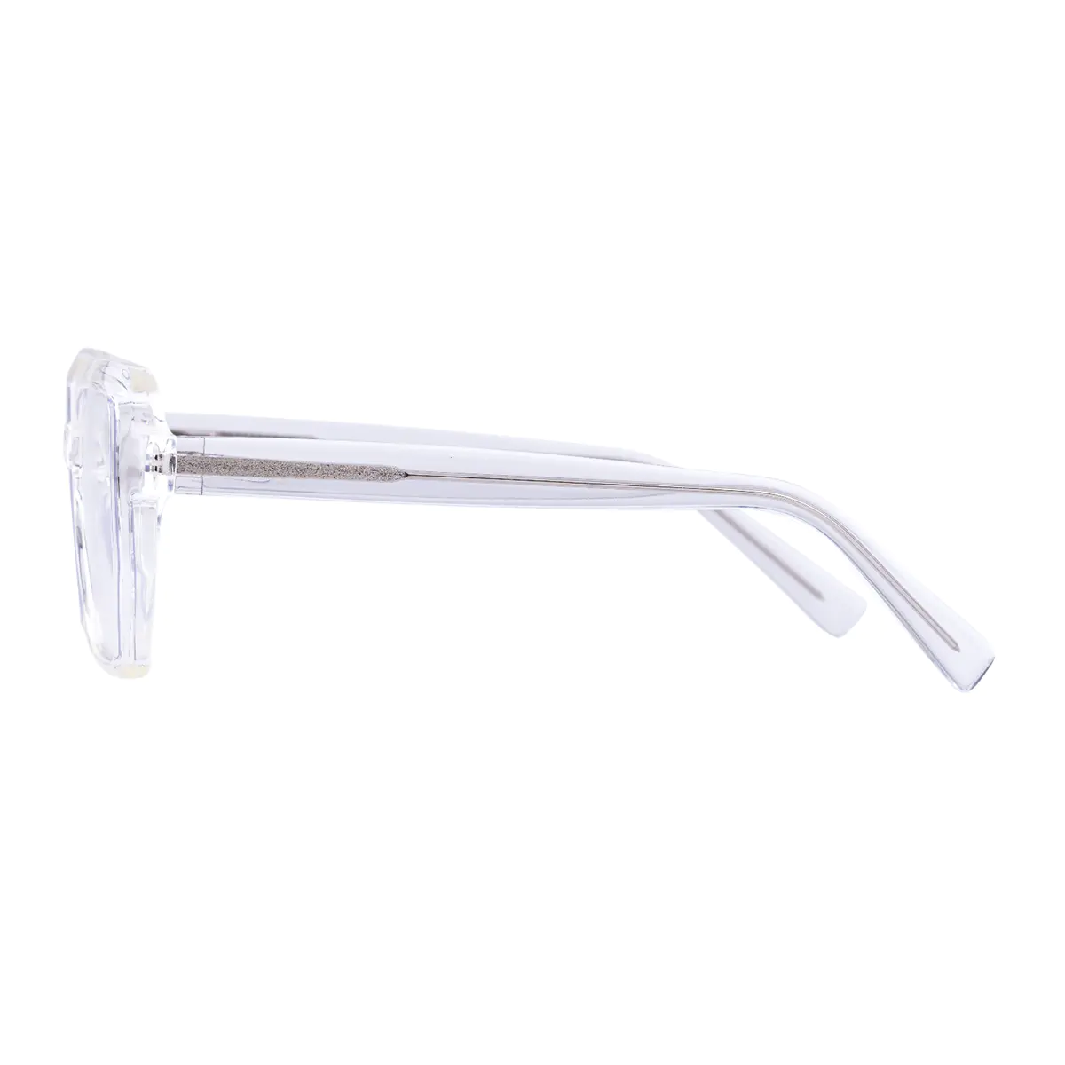 Geometric Clear Eyeglasses