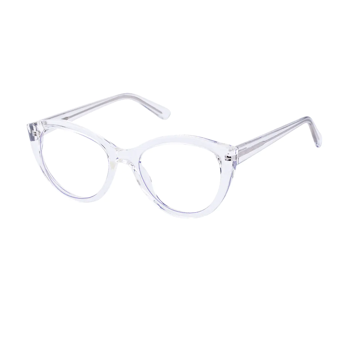 Oval Clear Eyeglasses
