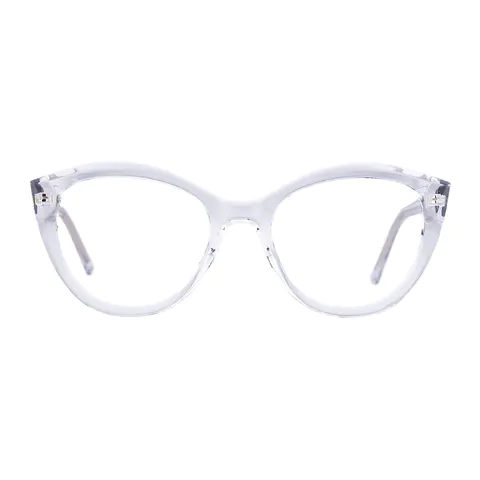 Oval Clear Eyeglasses