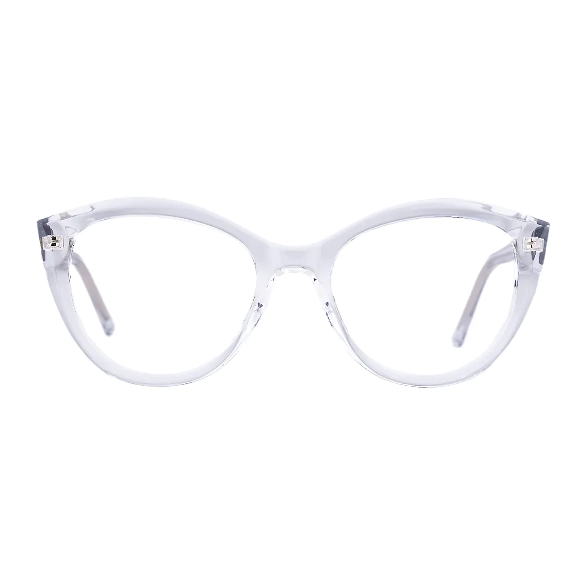 Oval Clear Eyeglasses