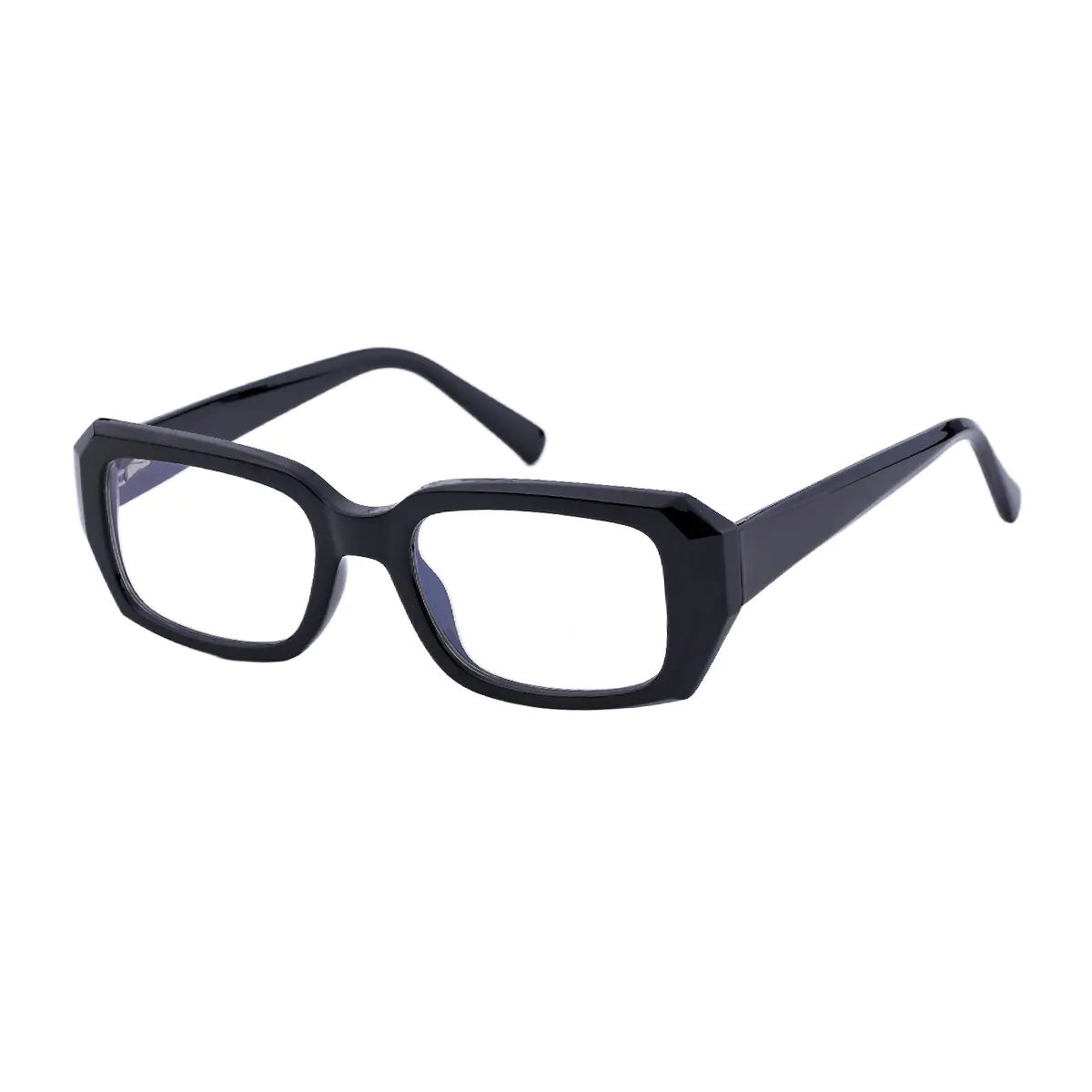 Rectangle Black Eyeglasses