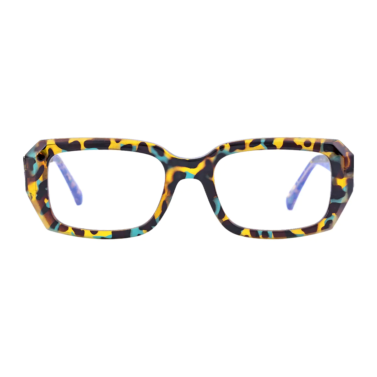 Rectangle Tortoiseshell Eyeglasses