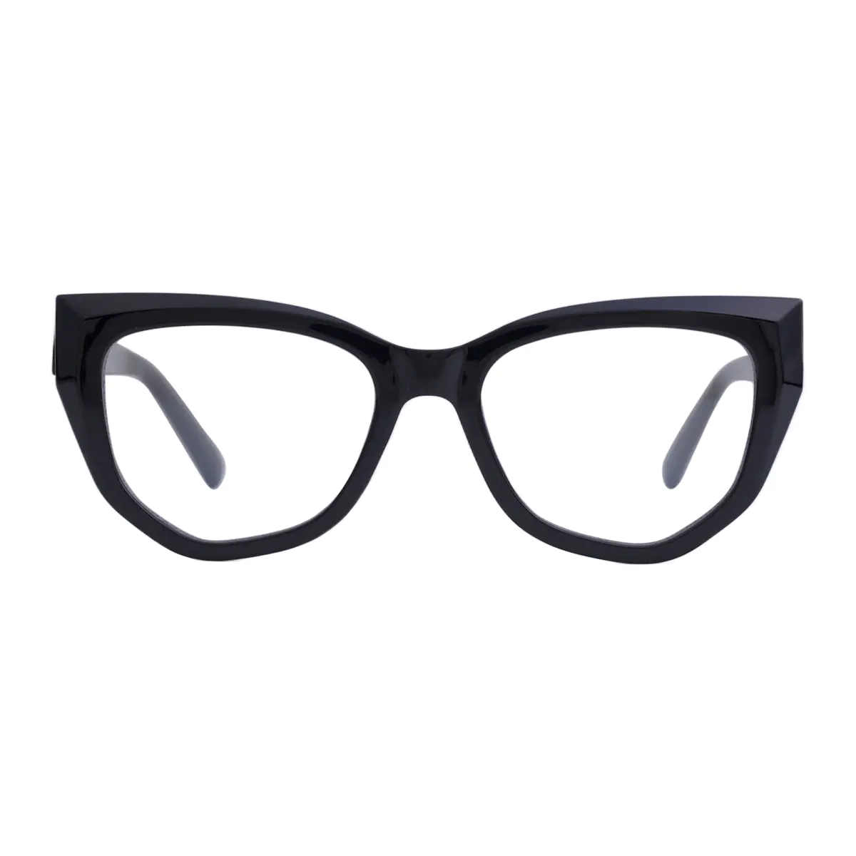 Geometric Black Eyeglasses