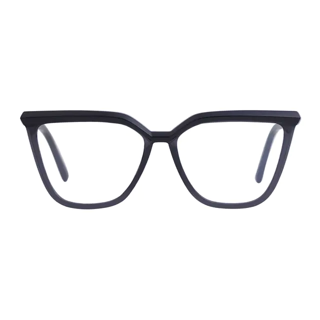Square Black Eyeglasses