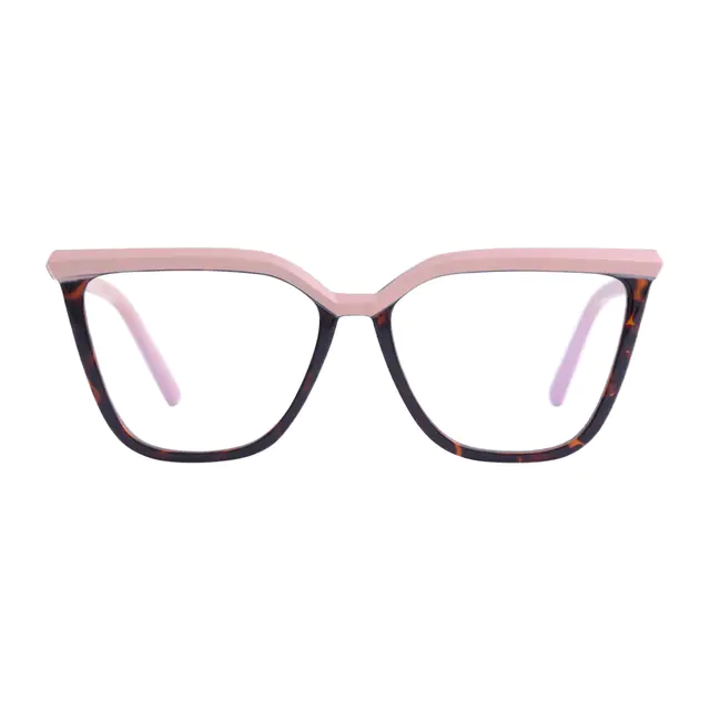 Square Pink/Tortoiseshell Eyeglasses