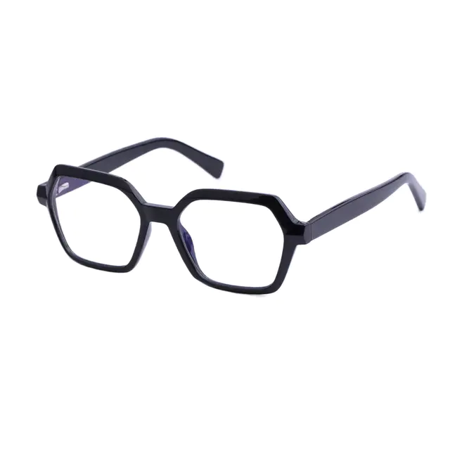 Square Black Eyeglasses