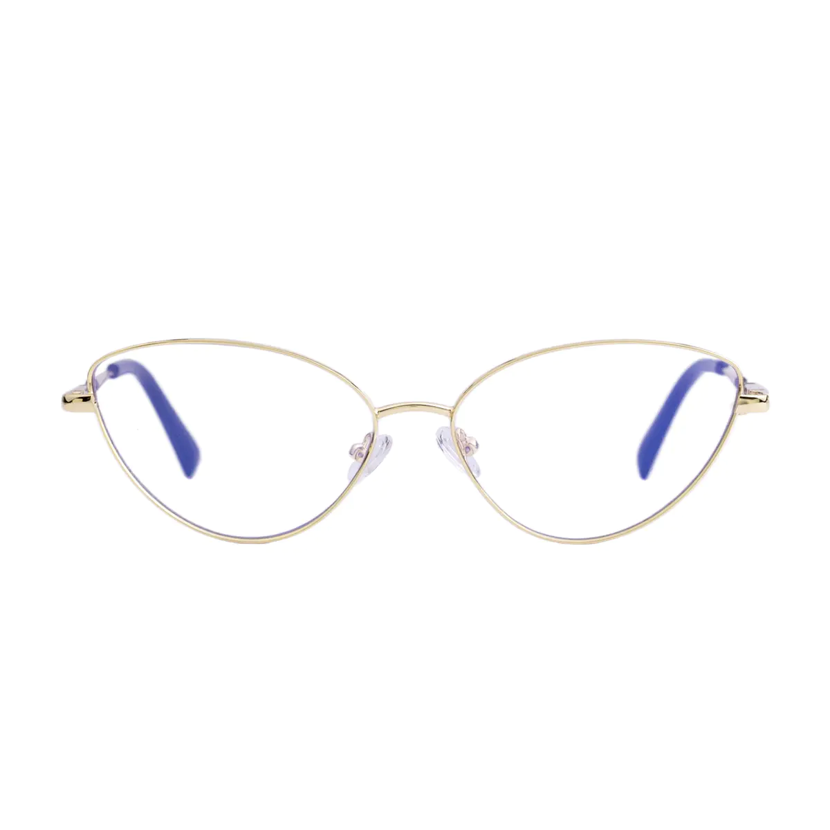 Oval Gold Eyeglasses