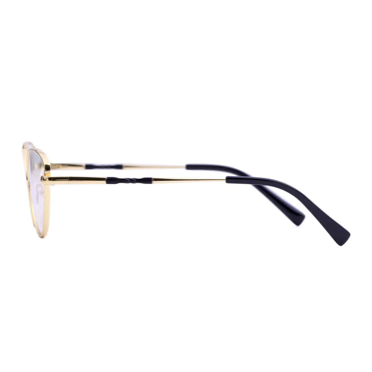 Oval Gold Eyeglasses