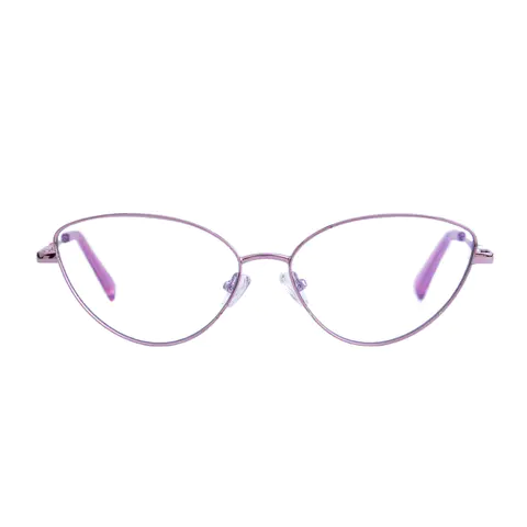 Oval Pink Eyeglasses