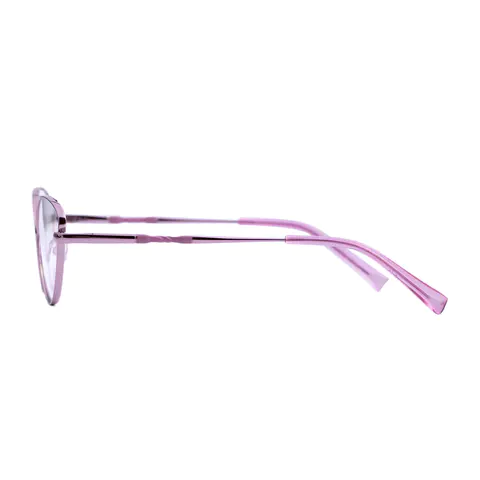 Oval Pink Eyeglasses