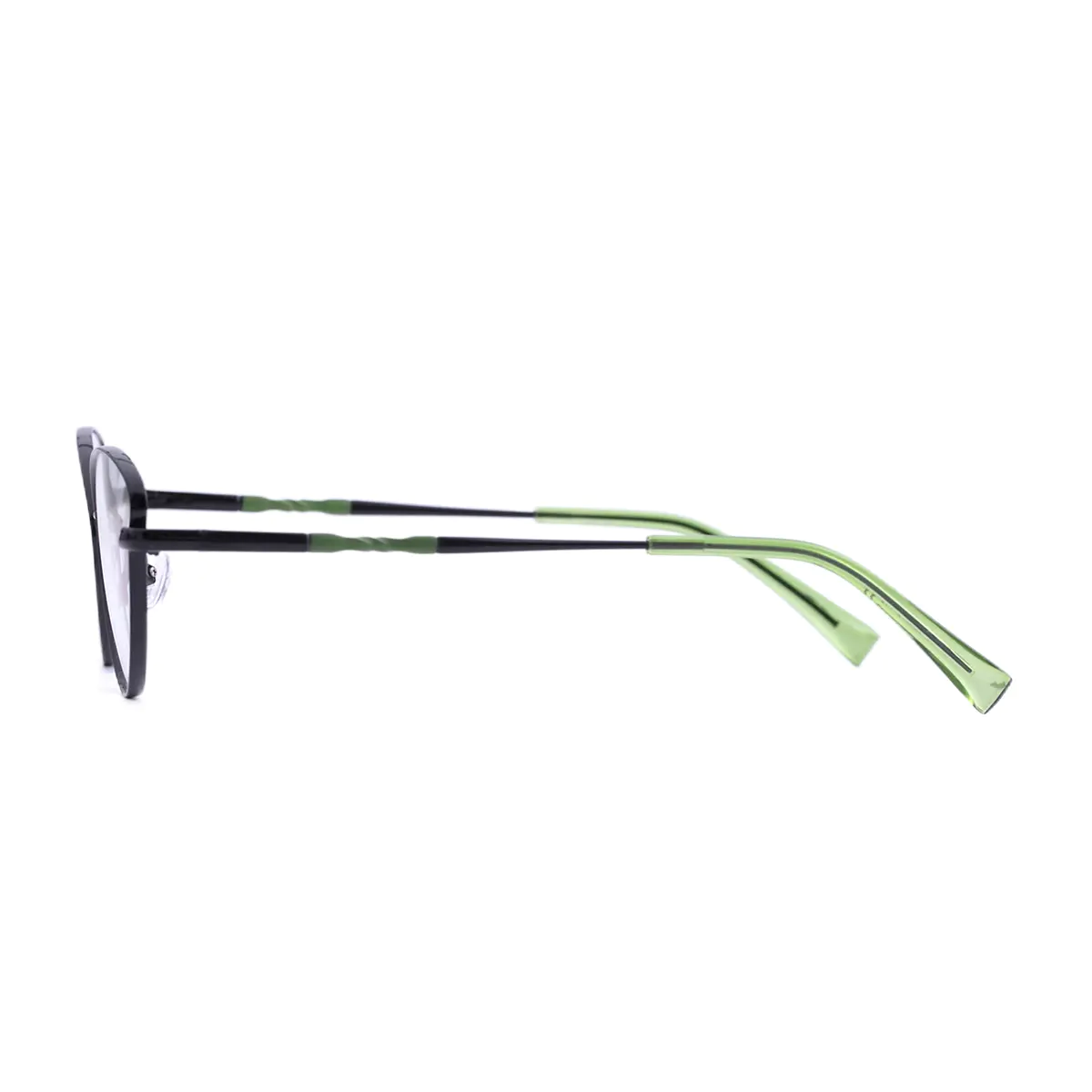 Oval Black Eyeglasses