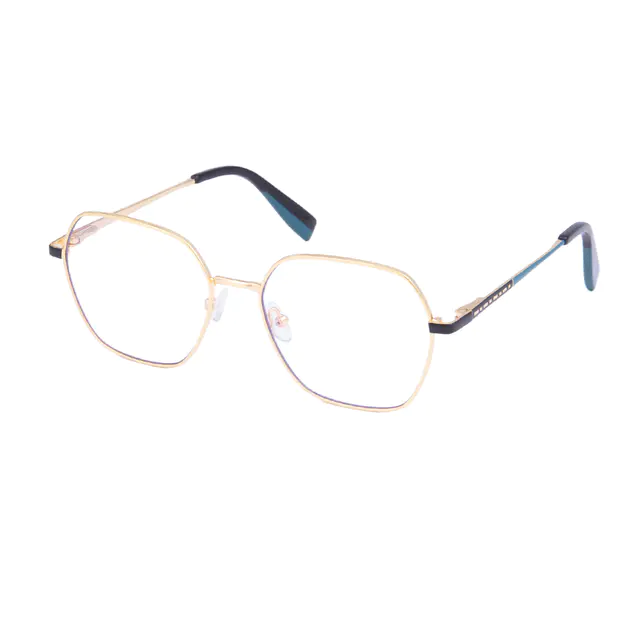 Square Gold Eyeglasses