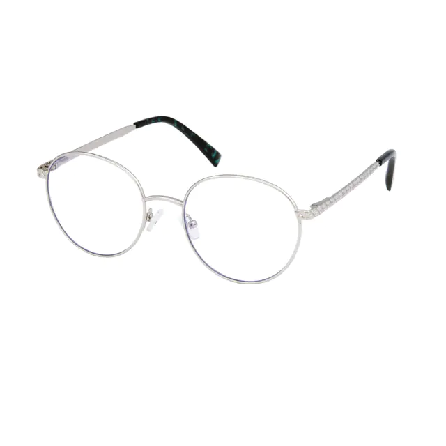 Round Silver Eyeglasses