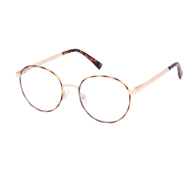 Round Tortoiseshell Eyeglasses