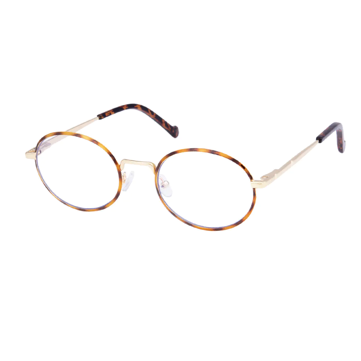 Oval Tortoiseshell Eyeglasses