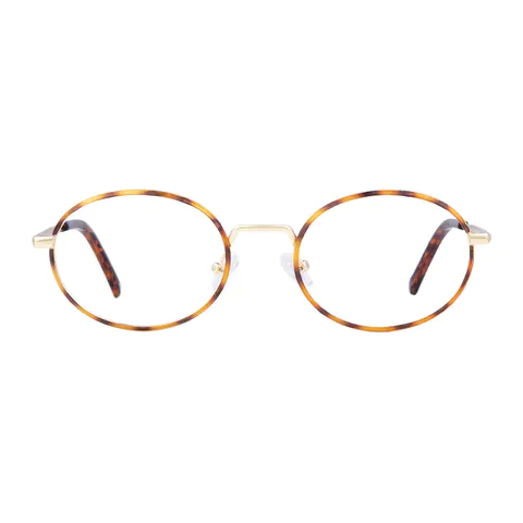Oval Tortoiseshell Eyeglasses