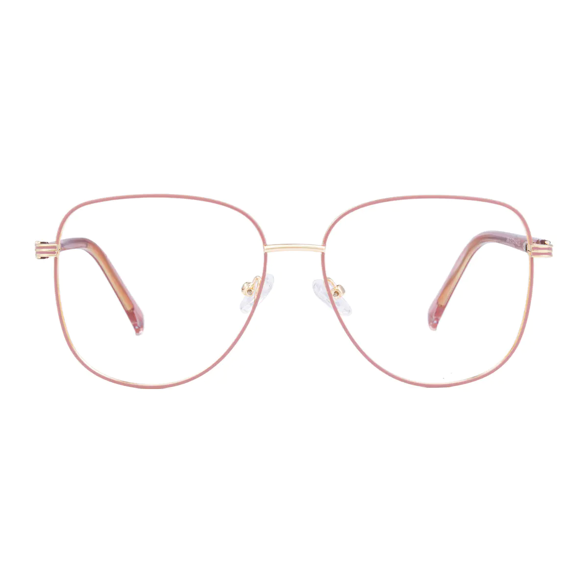 Square Pink Eyeglasses