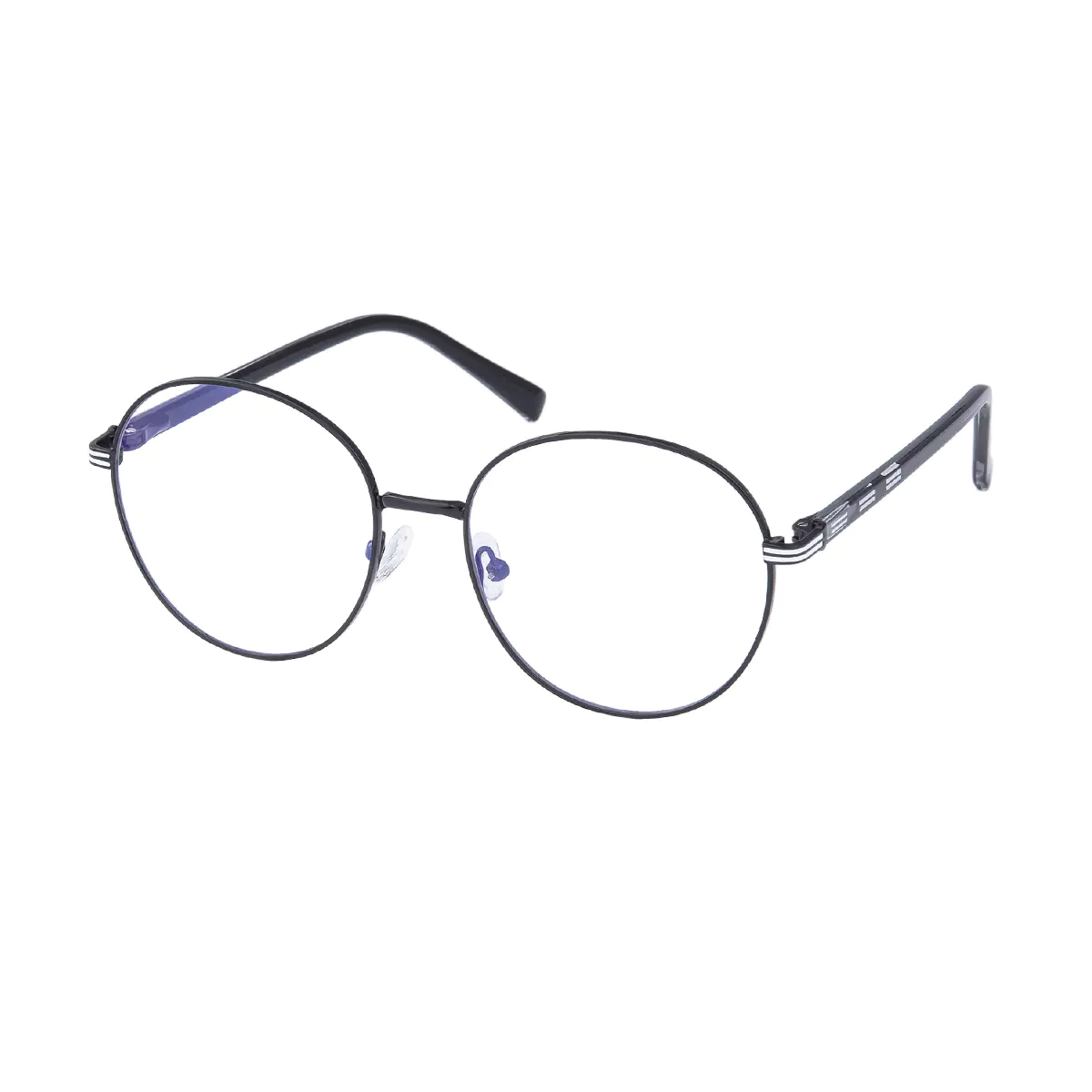 Round Black Eyeglasses