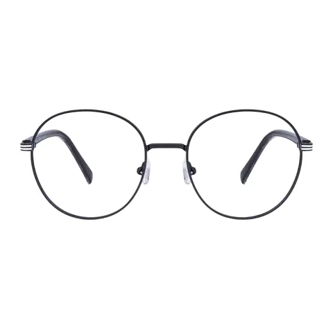 Round Black Eyeglasses