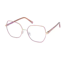 Square Pink Eyeglasses