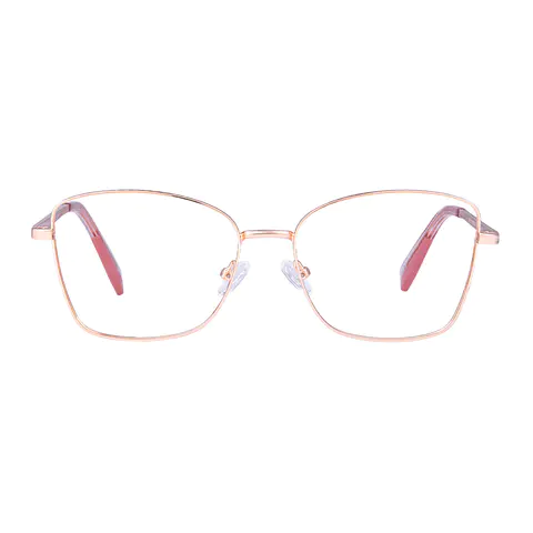 Square Rose Gold Eyeglasses