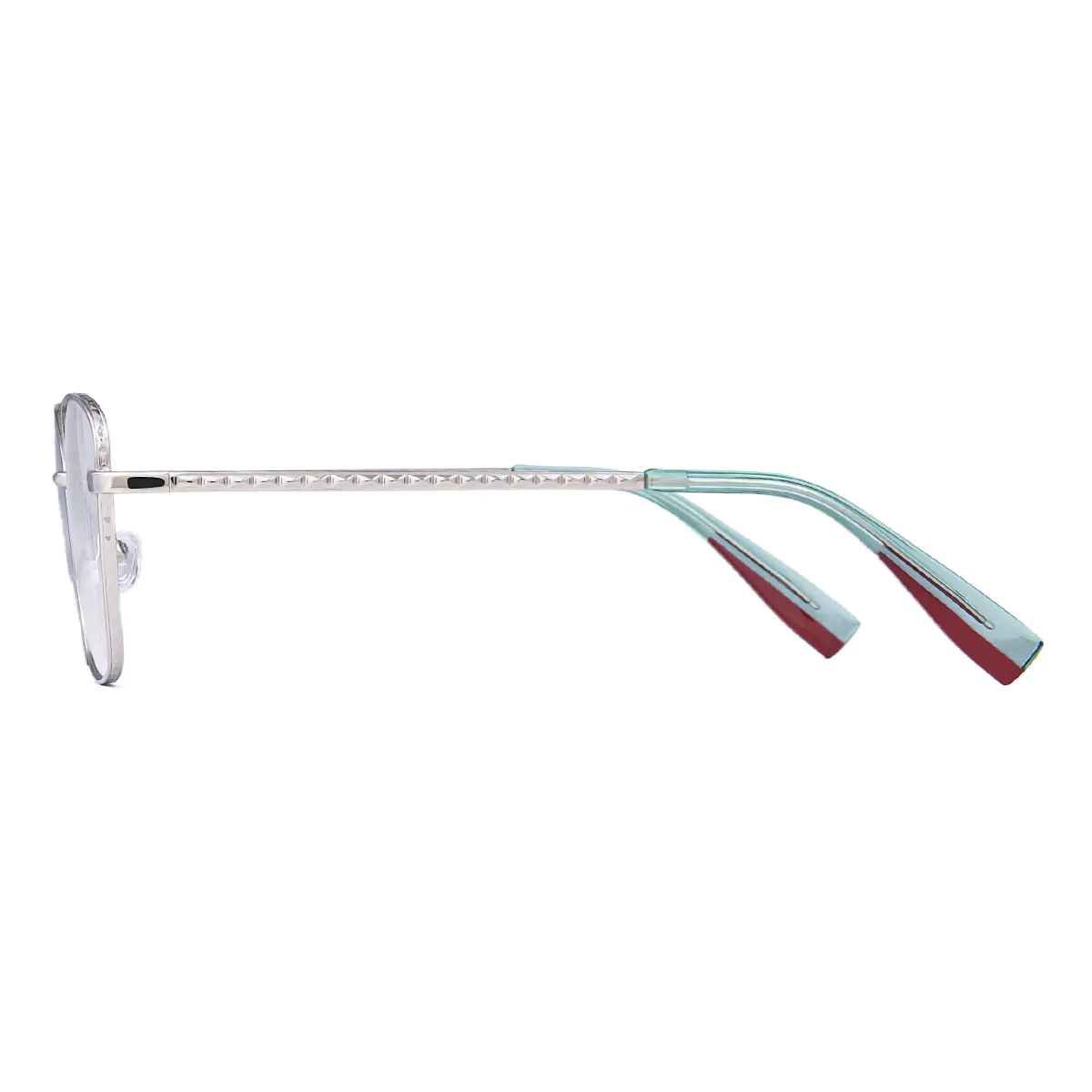 Square Silver Eyeglasses