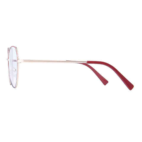 Geometric Red/Blue Eyeglasses